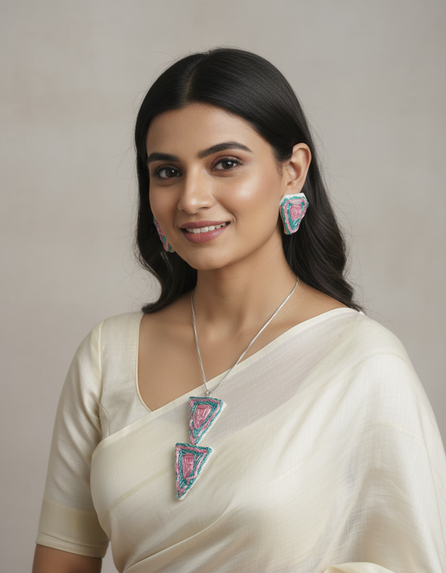 Beautiful Pandent Earrings Set