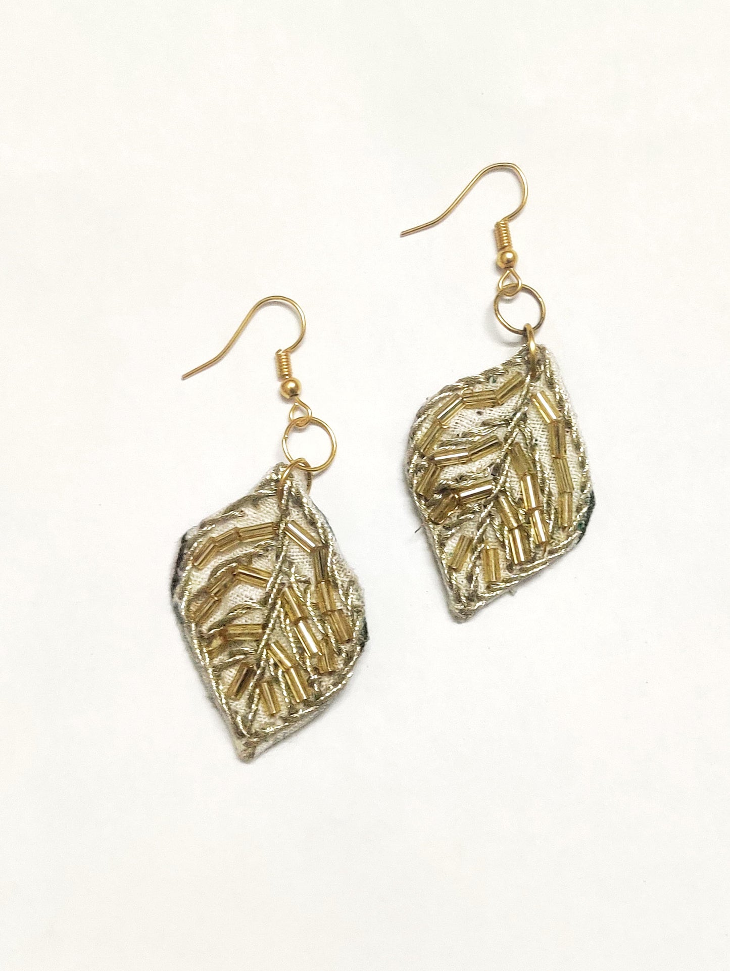 Golden Leaf Earrings