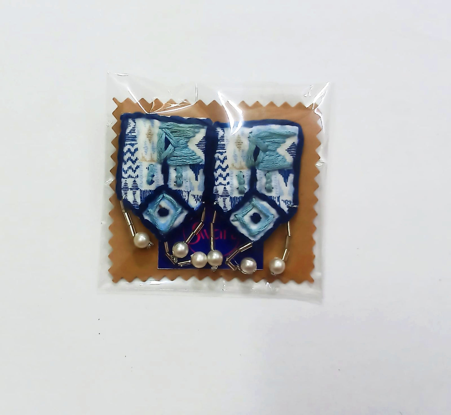 Half Diamond Shape Earrings