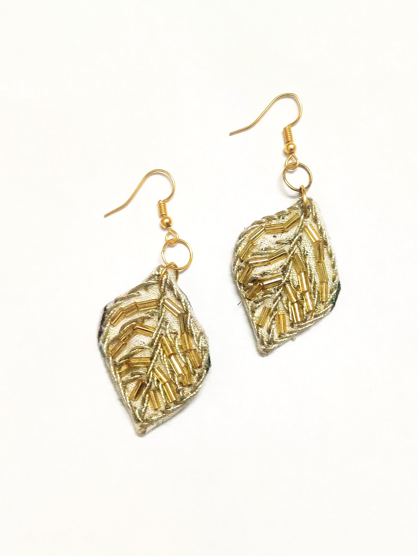 Golden Leaf Earrings