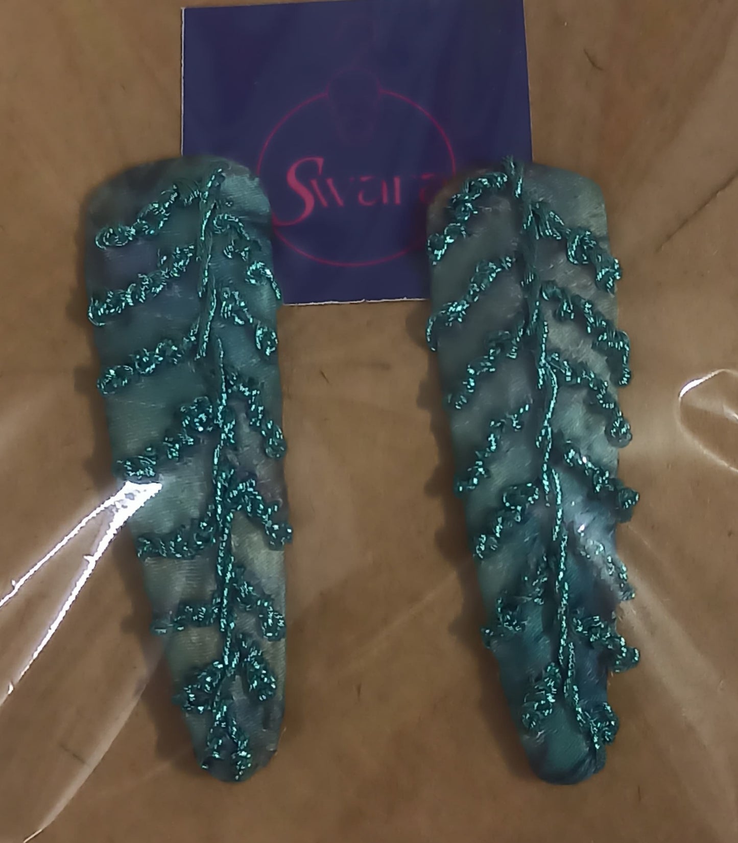 Metallic Blue Tic Tac Clips